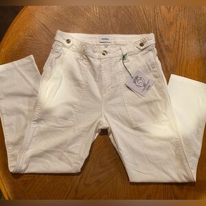 Pistola Women's Straight Leg Jeans in Cream